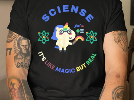 Unicorn scientist science is like magic but real new design shirt