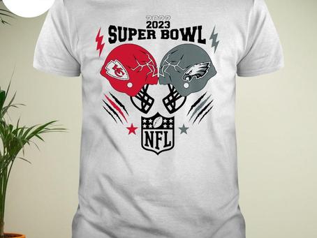 Super bowl 2023 philadelphia eagles vs Kansas city Chiefs shirt