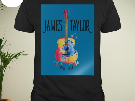 James taylor tour 2022 poster james taylor guitar 2022 tour poster shirt
