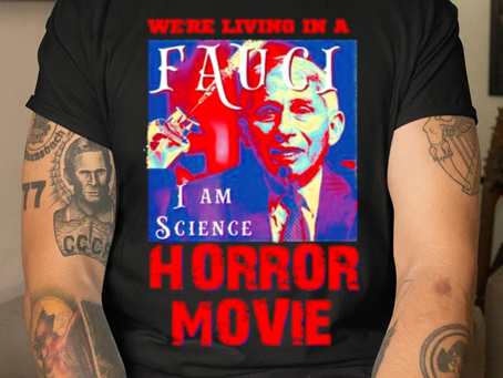 We’re living in a faucI I am science horror movie new design shirt