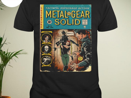 Zix comix tactical espionage action metal gear solid poster shirt