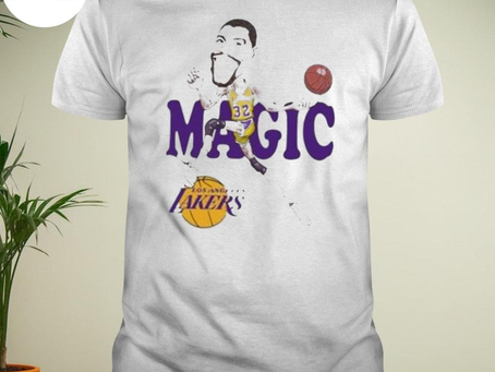 Meme magic johnson los angeles laker basketball shirt