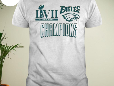 Eagles champions superbowl 2023 eagles super bowl lviI shirt