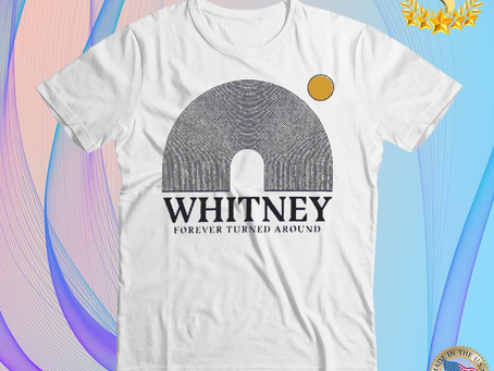 Whitney rainbow natural forever turned around T-shirt