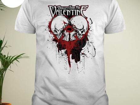 Skull scream aim fire bullet for my Valentine T-shirt