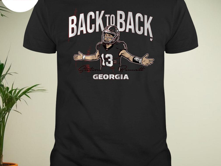Georgia Football stetson bennett iv back to back signature shirt