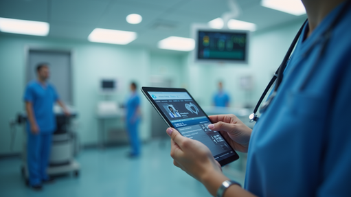 Healthcare provider accessing patient data through FHIR API