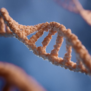 3D rendering capturing the double helix