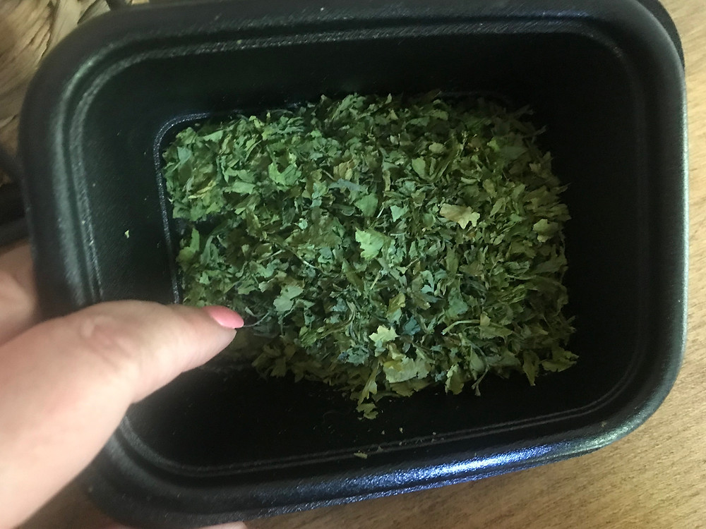stored parsley