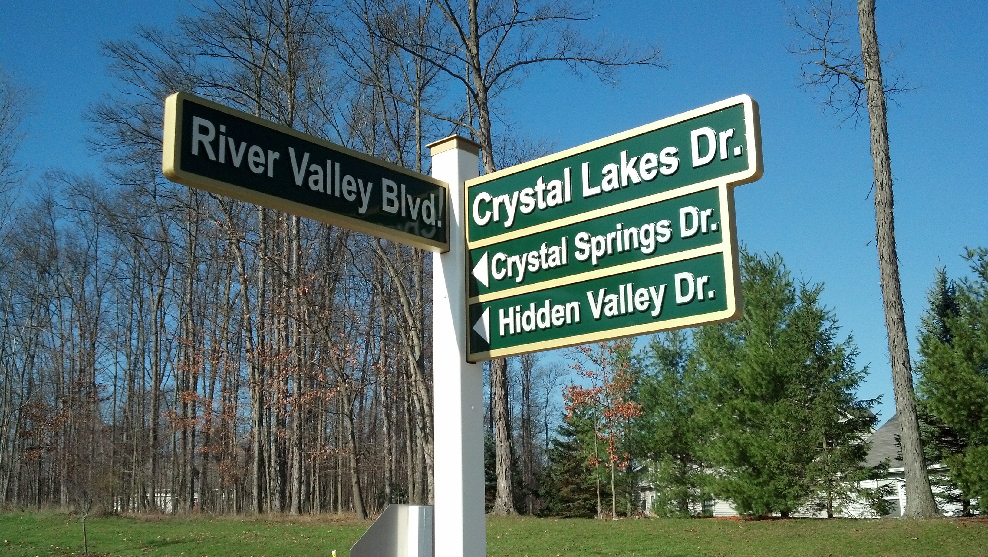 Greenbriar street sign