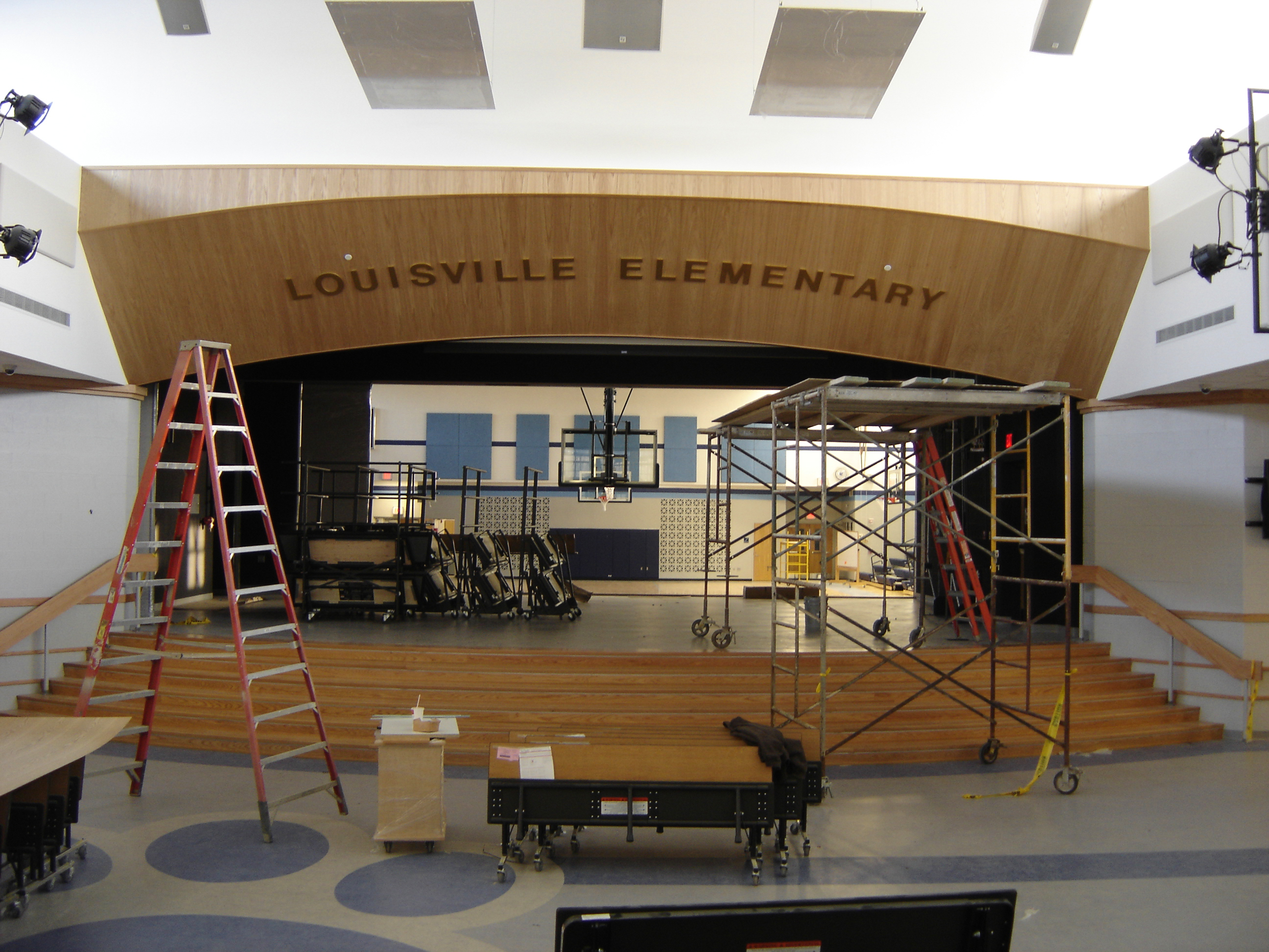 Louisville PK-5 auditorium letters 1