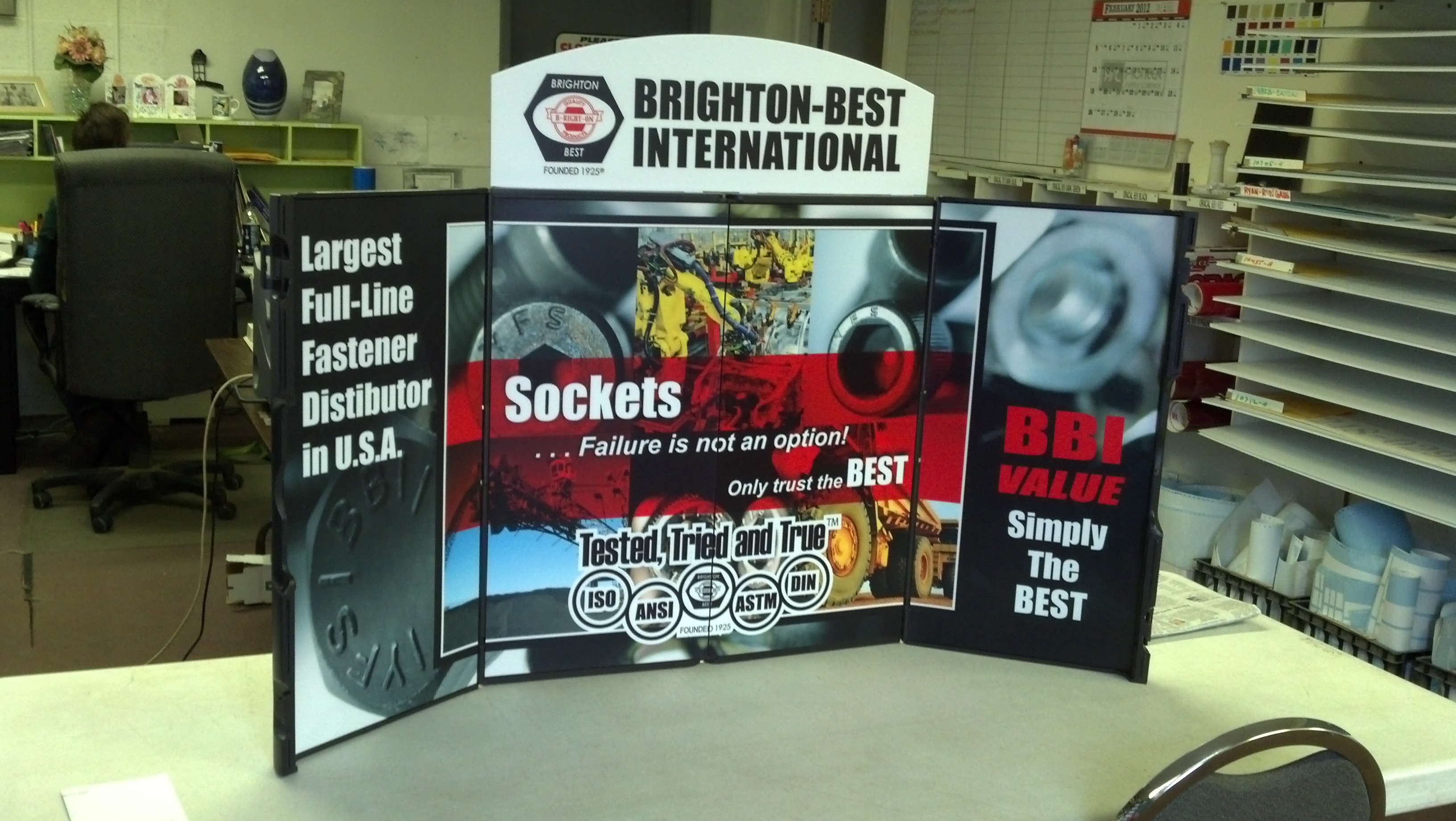 Brighton Best Showstyle tabletop display