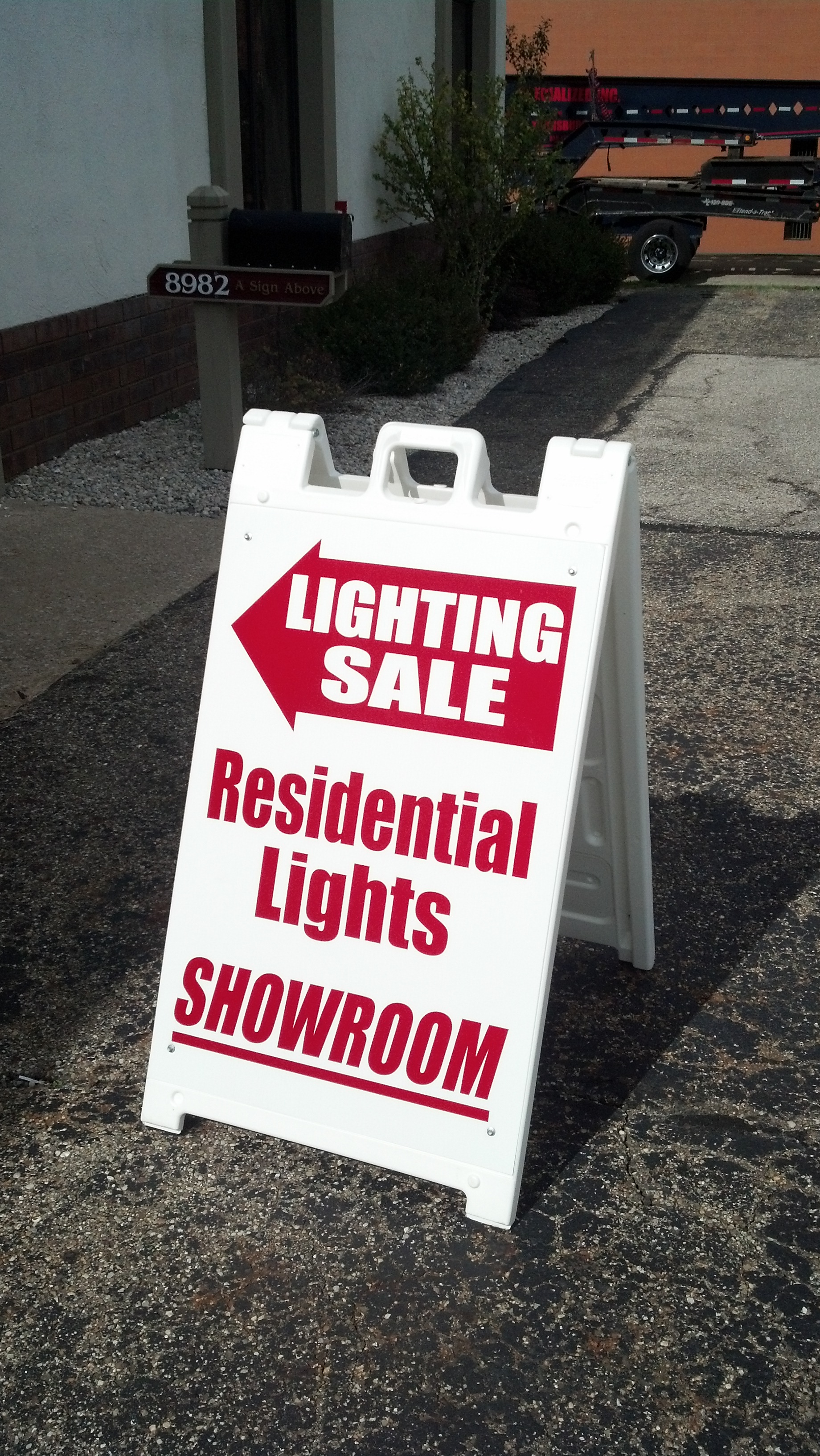 tent sign
