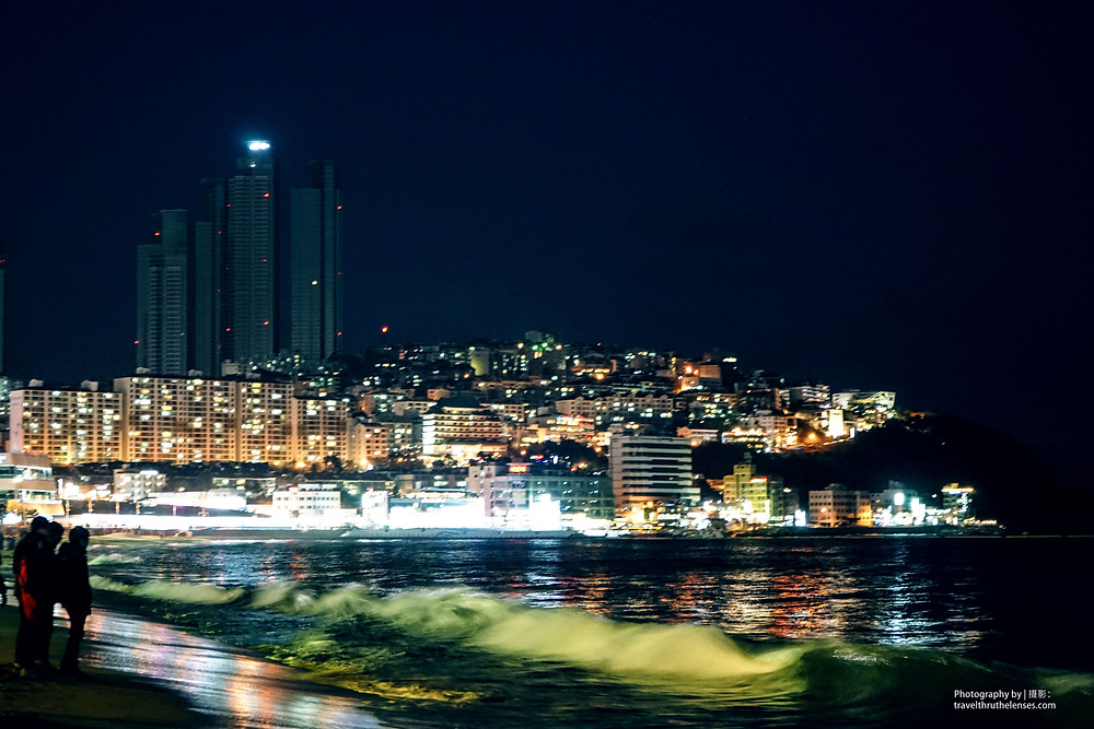 釜山 海边华灯初上 Busan South Korea 釜山 海边华灯初上 Busan South Korea
