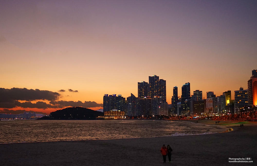 釜山 海边华灯初上 Busan South Korea 釜山 海边华灯初上 Busan South Korea