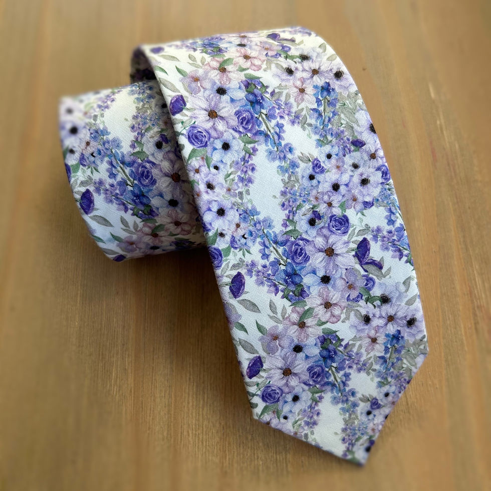 Ties & Co. English Garden Cotton Tie