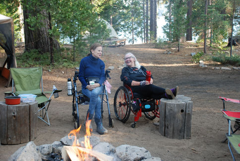 Sitting around the camp fire