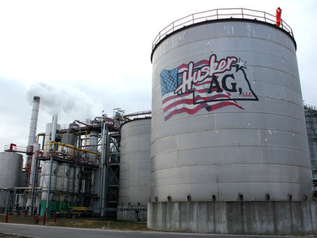 Husker Ag tank at production facility