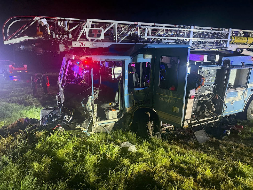 Langston Fire Chief Hospitalized After Crash