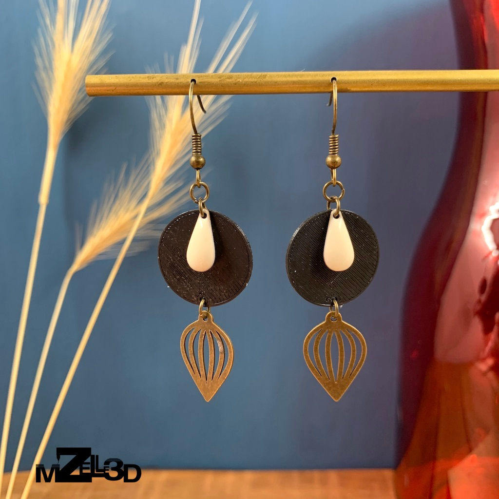 Pendantes Lotus Blanc