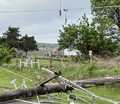 Tornado damage reported Tulsa Muskogee storms