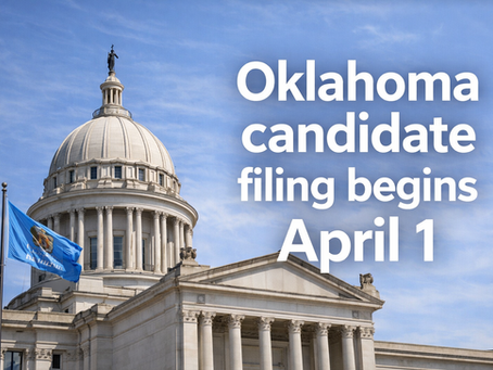 Oklahoma candidate filing begins April 1