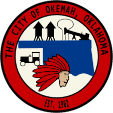 logo for the City of Okemah