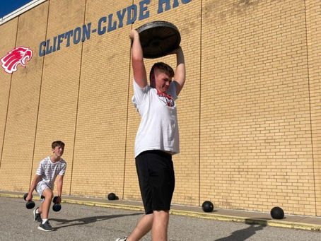 As fall sports begin, TVL players and coaches know weights and conditioning is important to success.