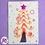 Thumbnail: Reflexology Christmas Cards/Postcards (Feet Christmas Tree)
