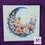 Thumbnail: 5 x 5 BOHO Flowers & Moon Greeting Cards