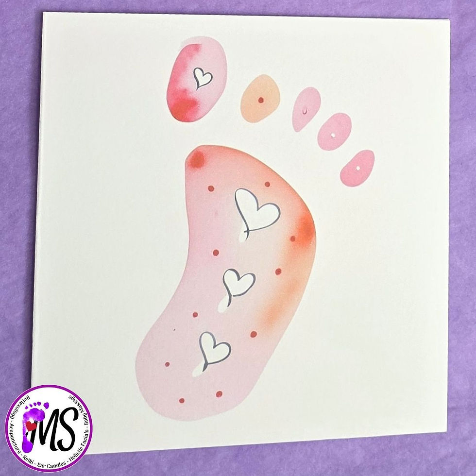 Thumbnail: Reflexology Foot Greeting Cards