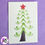 Thumbnail: Reflexology Christmas Cards/Postcards (Feet Christmas Tree)