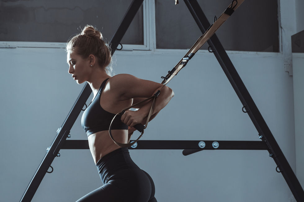 Pilates i TRX-slynge