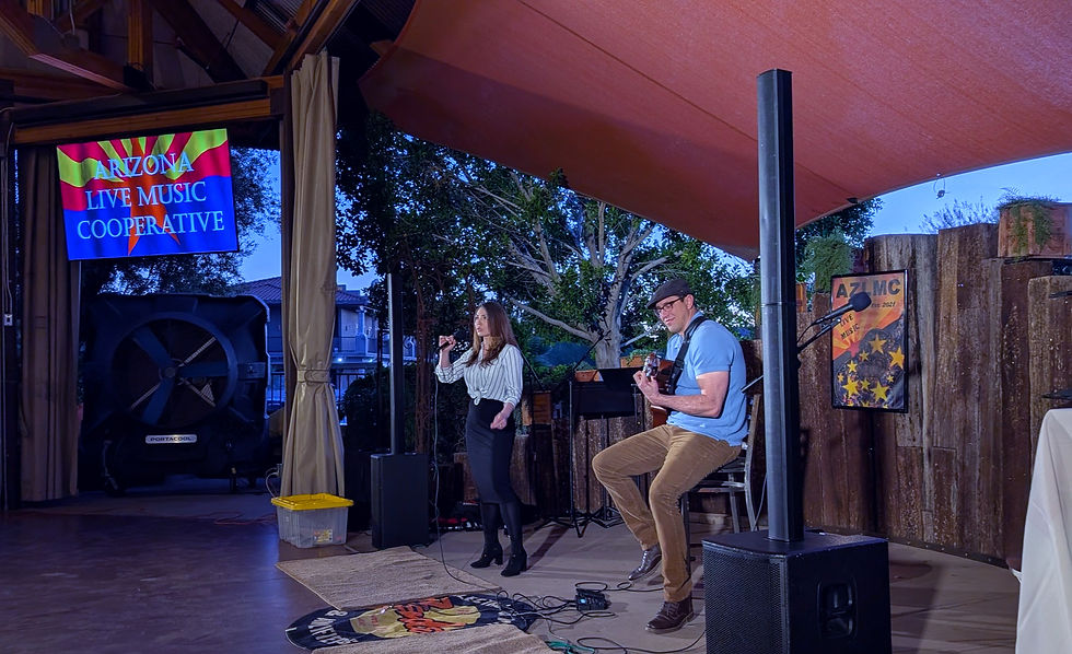Emma & James live at Aunt Chilada's restaurant.