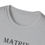 Thumbnail: Close-up of a gray t-shirt with the word MATRIX printed on it.
