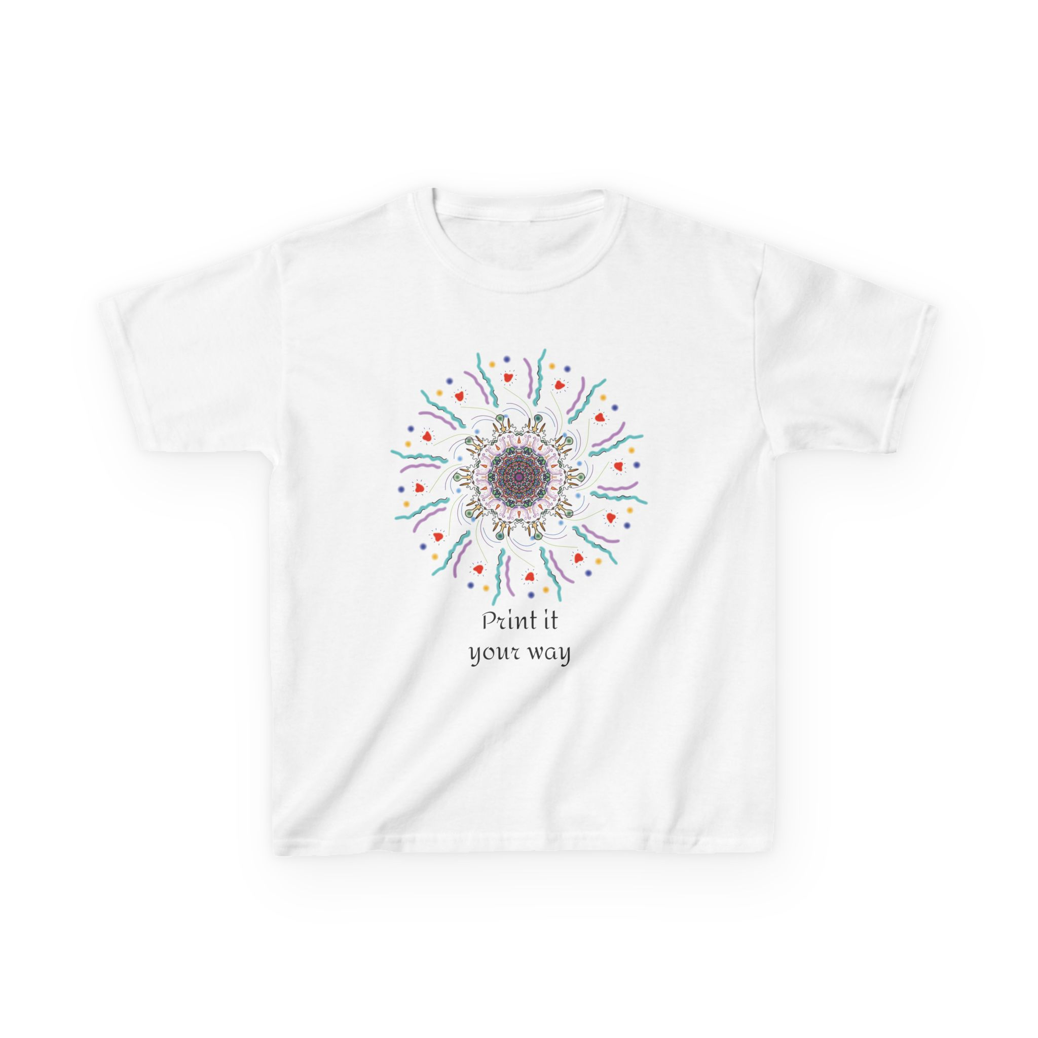 White Heartfelt Unisex Tee design, a meaningful gift, from Mark Masguro