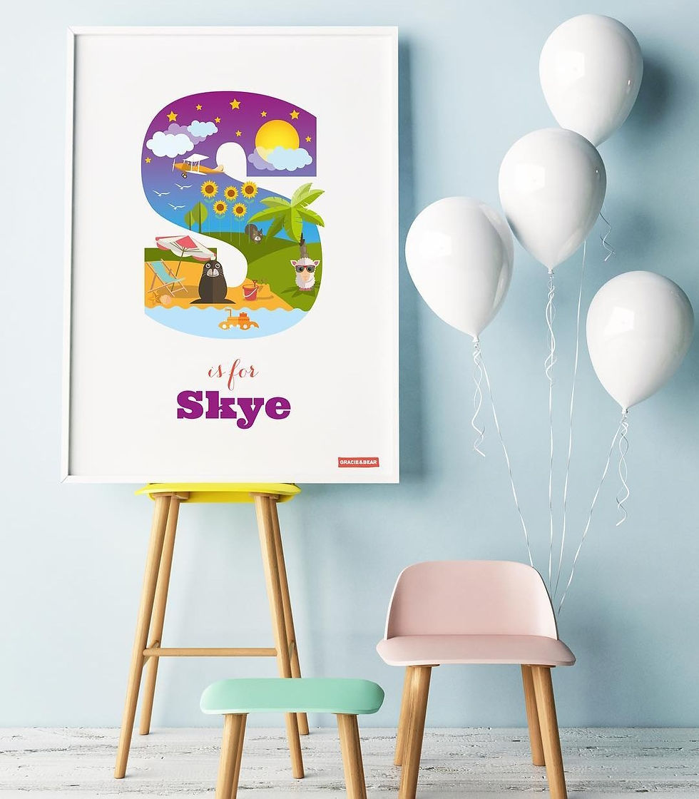 Thumbnail: Alphabet Prints With Story Bookmark
