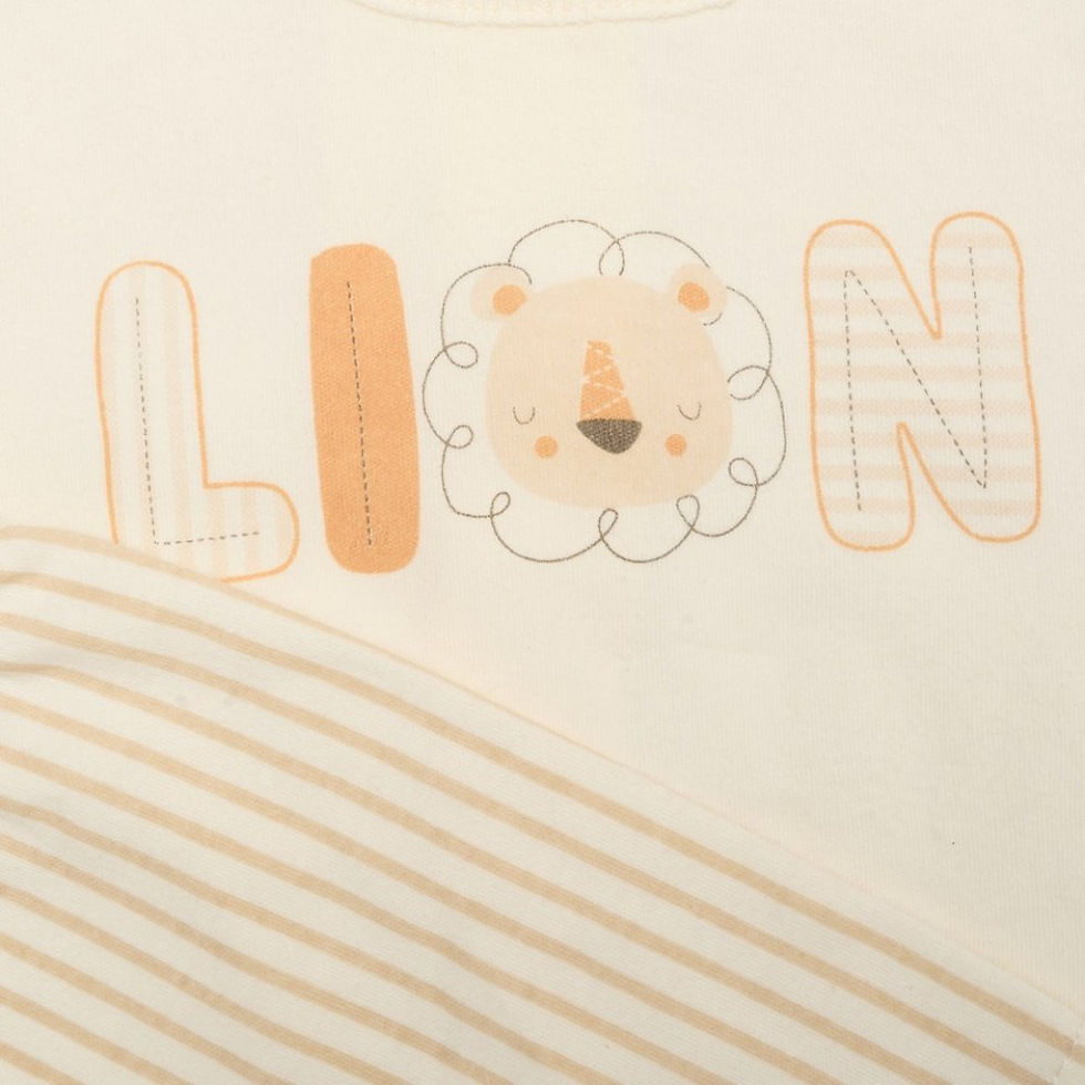 Thumbnail: Baby Lion Tee Shirt, Shorts & Plush Toy Set