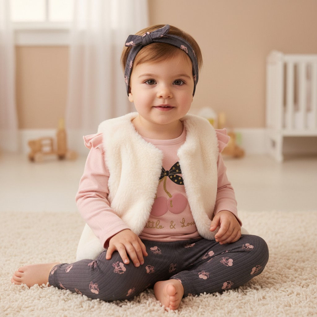 Little & Loved 3 Piece Cherry Set