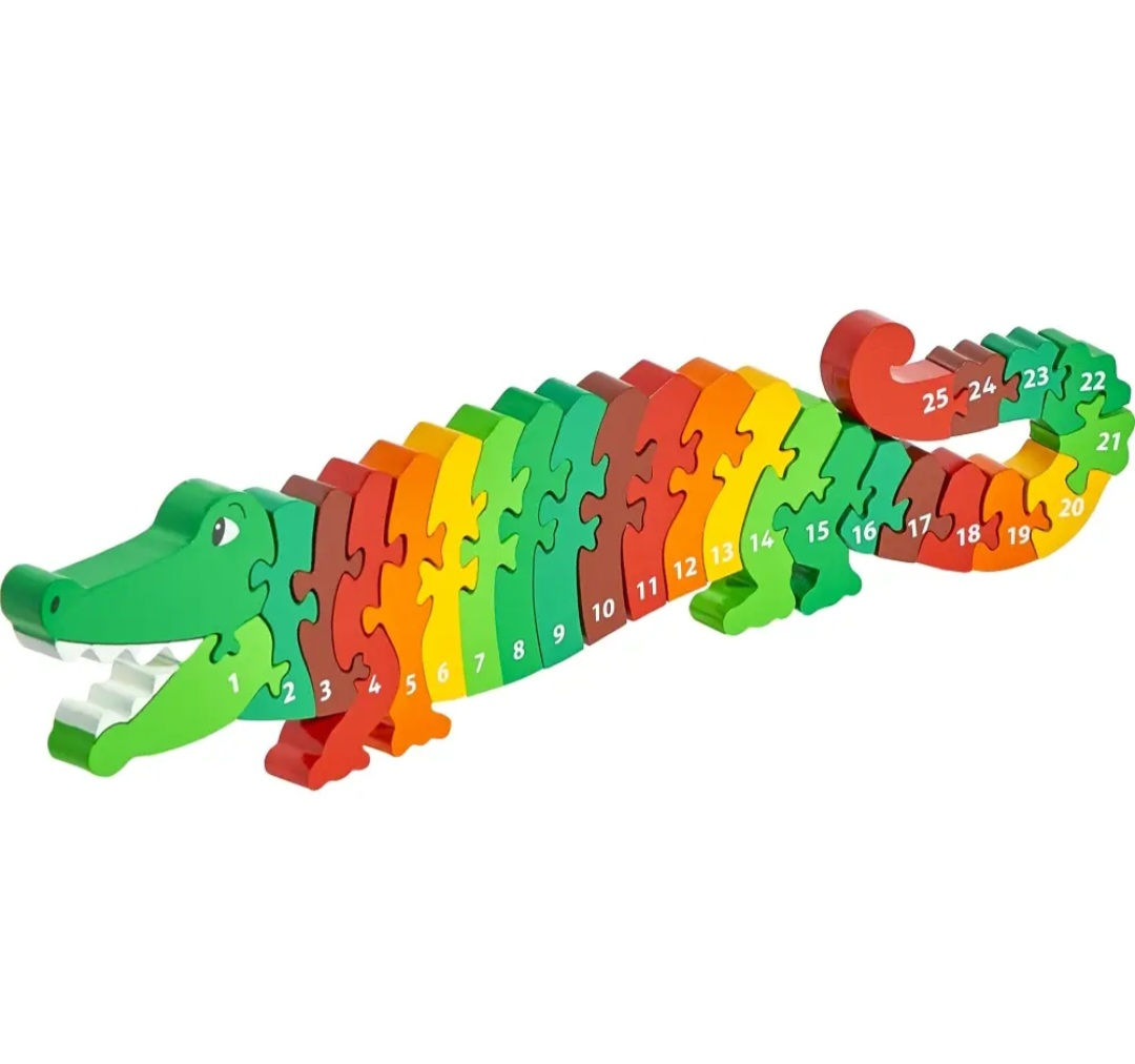 Lanka Kade 25 Piece Crocodile Number Puzzle
