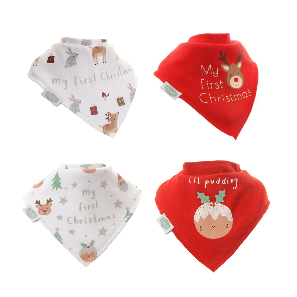 Ziggle Christmas Bibs- various
