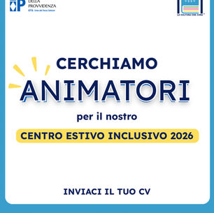 Unisciti al nostro Team: cerchiamo Animatrici/Animatori per il Centro Estivo Inclusivo 2026!