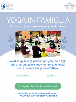 Yoga in famiglia: tornano i workshop di benessere, gioco e armonia per grandi e piccoli