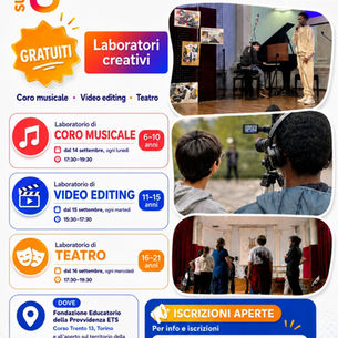 Al via i laboratori gratuiti di Super8 2026: iscrizioni aperte per teatro, coro e video editing