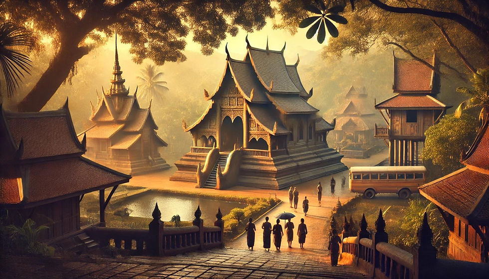 Ancient Thai temple blending culture, tourism, and preservation