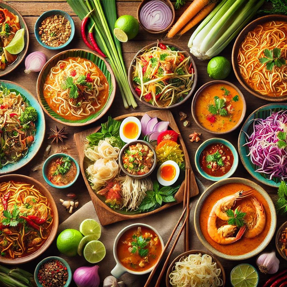 Regional Thai Dishes: feast of diverse flavor