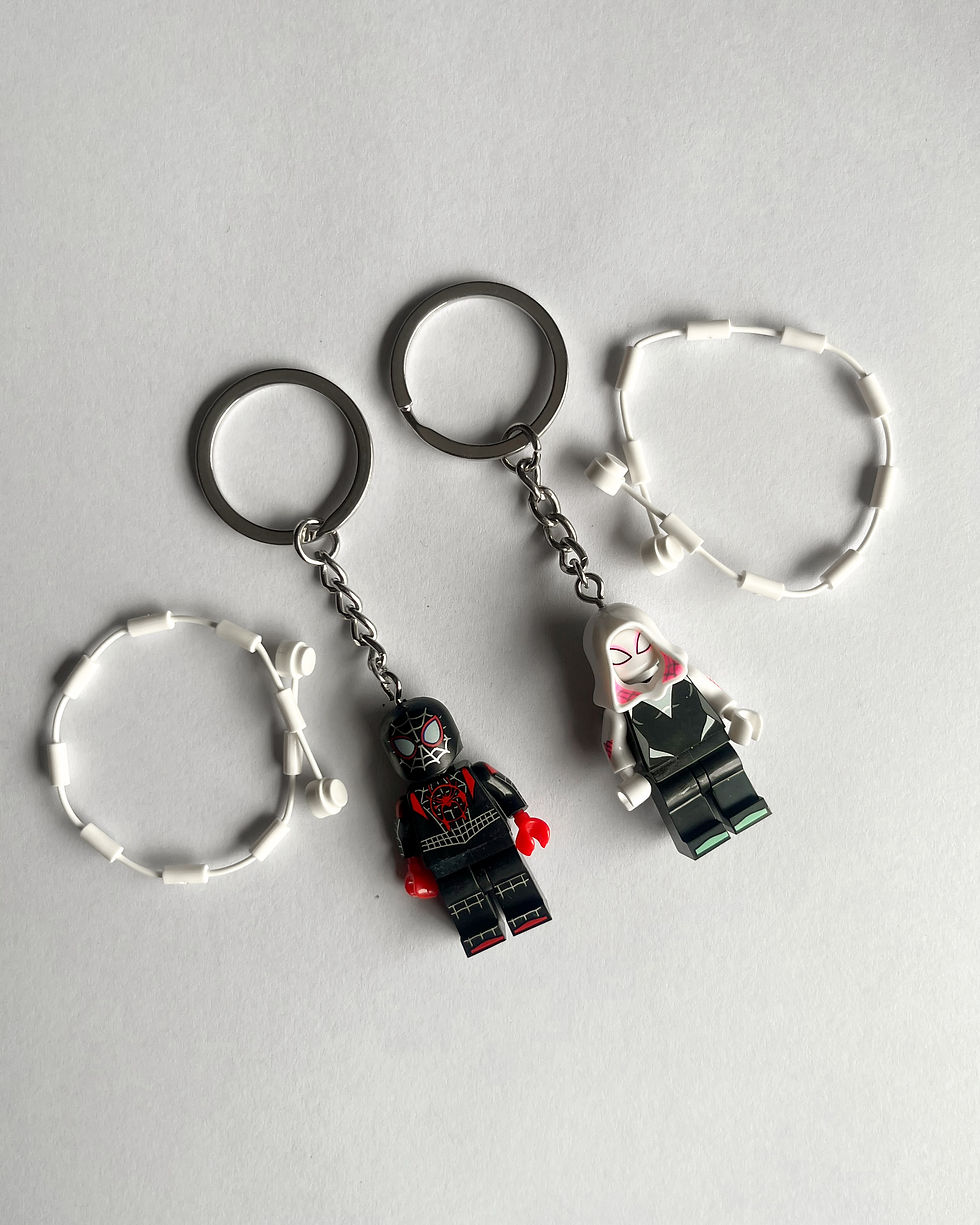 Spidey couple keychain