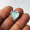 Thumbnail: Opal heart charm