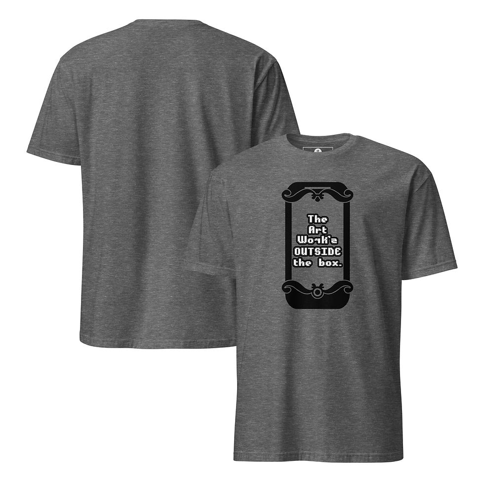 Thumbnail: The ArtWORK'S... (whtletter) - Short-Sleeve Unisex Tee Gildan 64000