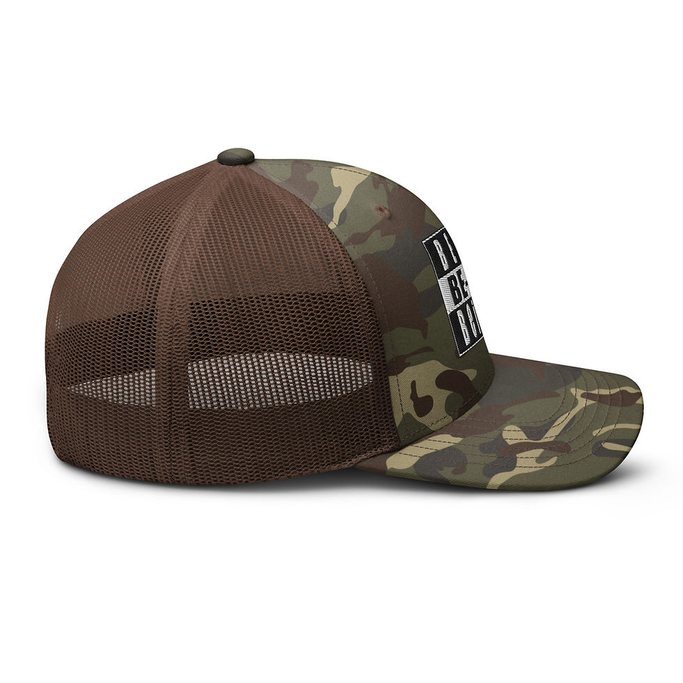 Thumbnail: BEING (Straight Outta')  - Camo trucker hat